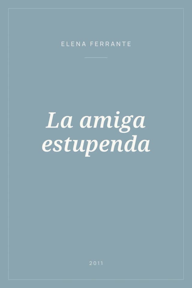 Portada de La amiga estupenda