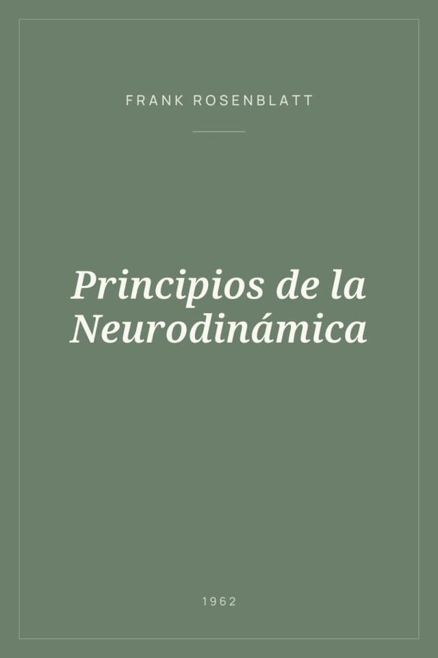 Portada de Principios de la Neurodinámica