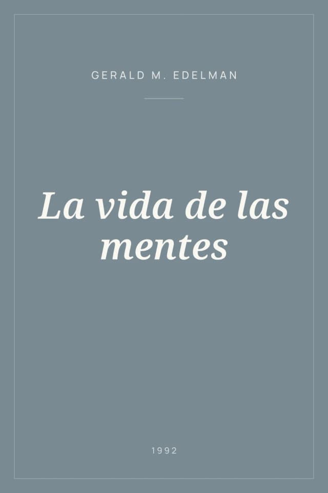 Portada de La vida de las mentes