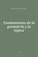Portada de Fundamentos de la geometría y la lógica