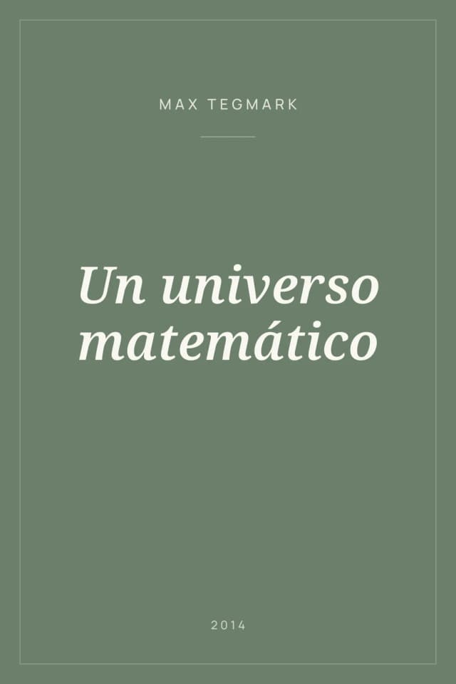 Portada de Un universo matemático
