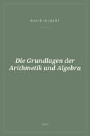 Portada de Die Grundlagen der Arithmetik und Algebra