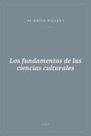 Portada de Los fundamentos de las ciencias culturales