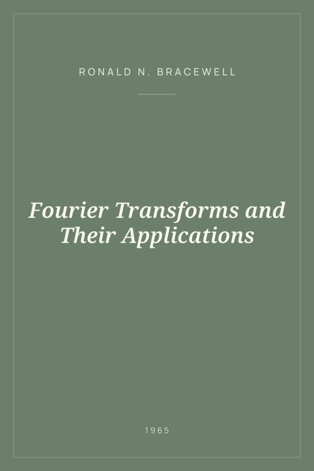Portada de Fourier Transforms and Their Applications
