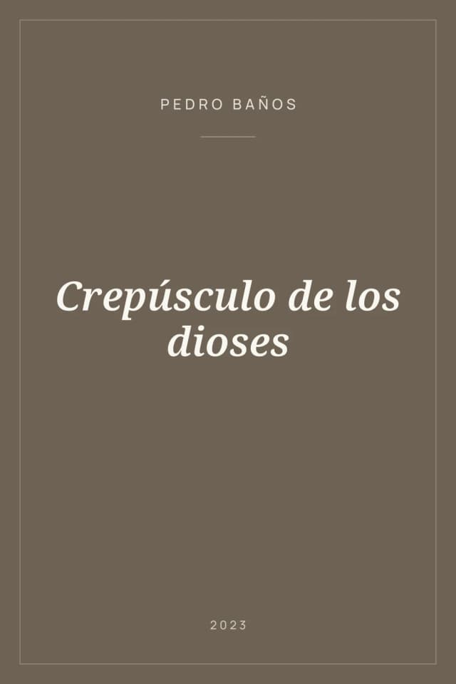 Portada de Crepúsculo de los dioses