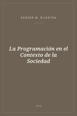 Portada de La Programación en el Contexto de la Sociedad