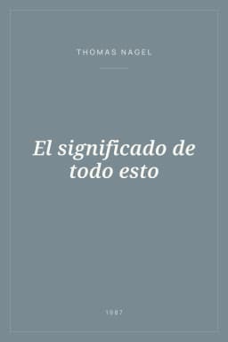 Portada de El significado de todo esto