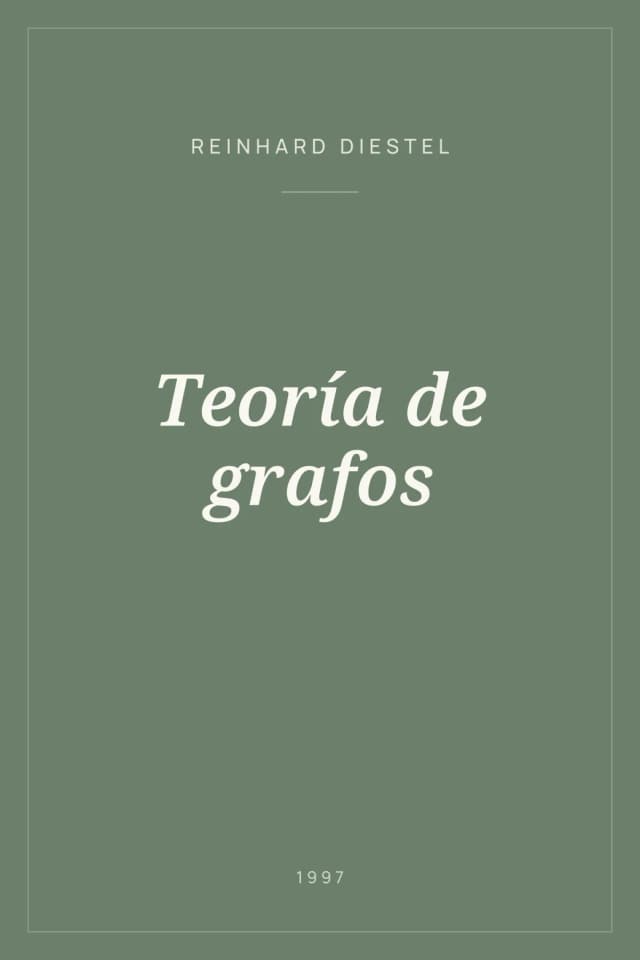 Portada de Teoría de grafos