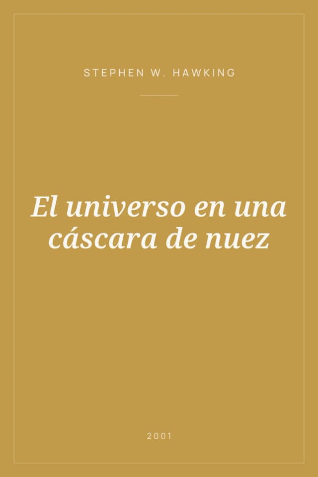 Portada de El universo en una cáscara de nuez