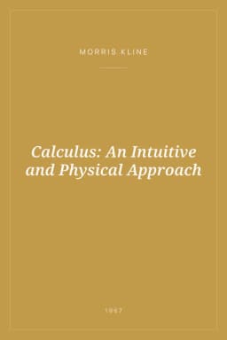 Portada de Calculus: An Intuitive and Physical Approach