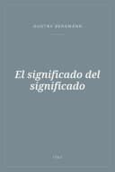 Portada de El significado del significado