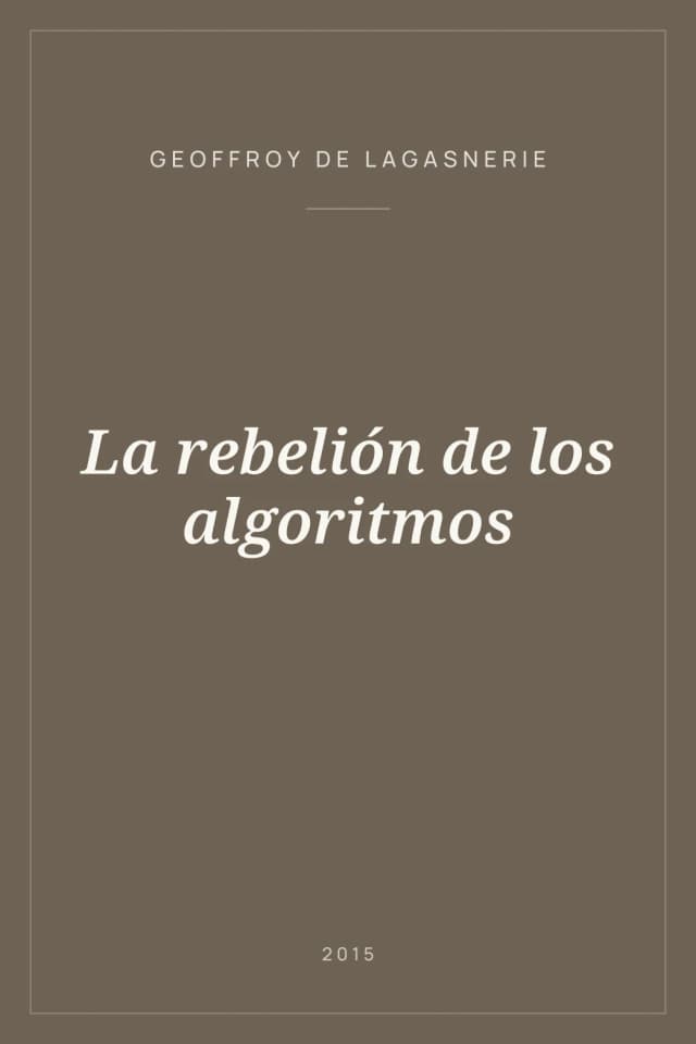 Portada de La rebelión de los algoritmos