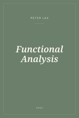 Portada de Functional Analysis