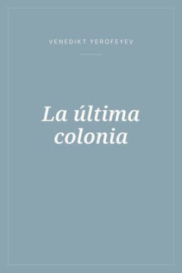Portada de La última colonia