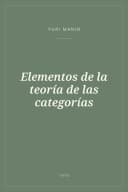 Portada de Elementos de la teoría de las categorías