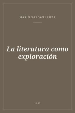 Portada de La literatura como exploración