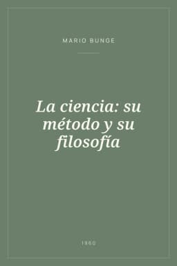 Portada de La ciencia: su método y su filosofía