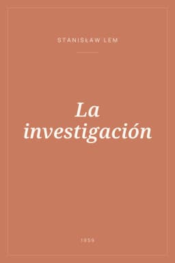 Portada de La investigación