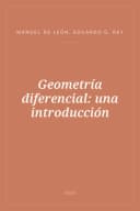 Portada de Geometría diferencial: una introducción