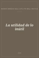Portada de La utilidad de lo inútil