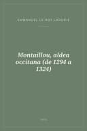 Portada de Montaillou, aldea occitana (de 1294 a 1324)
