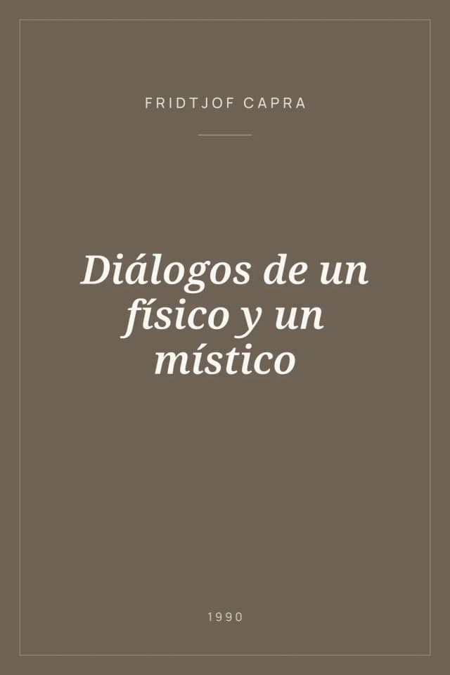 Portada de Diálogos de un físico y un místico