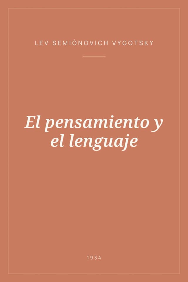 Portada de El pensamiento y el lenguaje