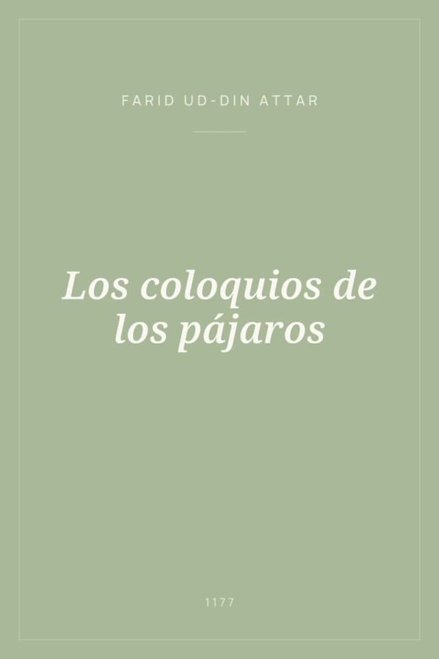 Portada de Los coloquios de los pájaros