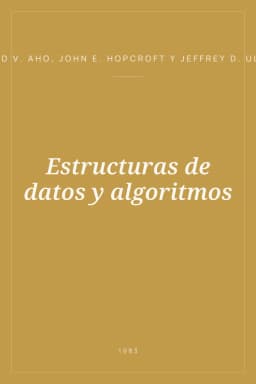 Portada de Estructuras de datos y algoritmos