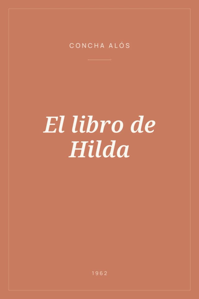 Portada de El libro de Hilda