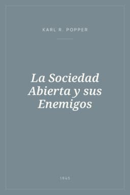 Portada de La Sociedad Abierta y sus Enemigos