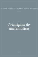 Portada de Principios de matemática