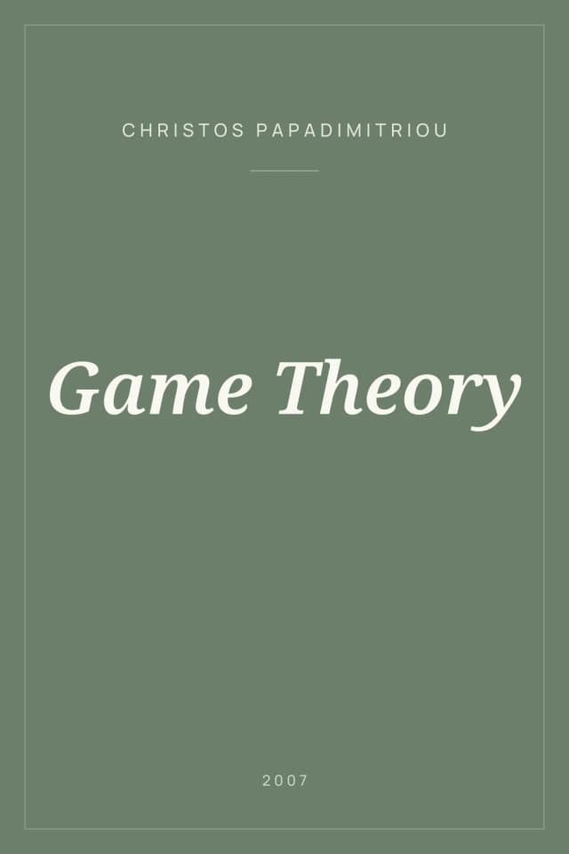 Portada de Game Theory