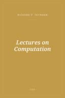 Portada de Lectures on Computation
