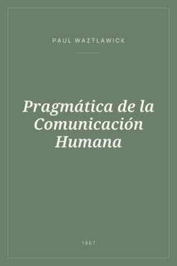 Portada de Pragmática de la Comunicación Humana