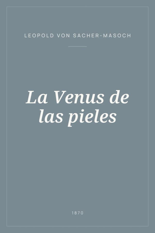 Portada de La Venus de las pieles