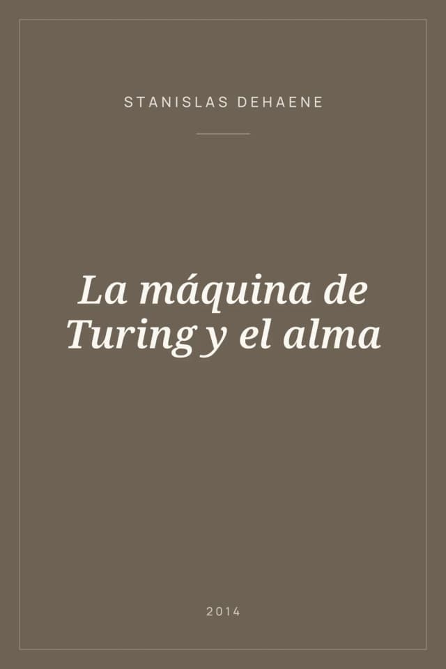 Portada de La máquina de Turing y el alma