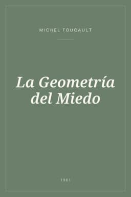 Portada de La Geometría del Miedo