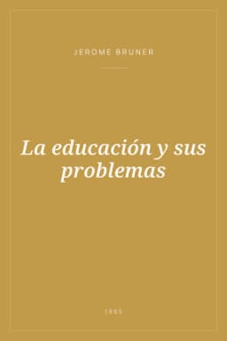 Portada de La educación y sus problemas