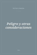 Portada de Peligro y otras consideraciones
