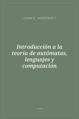 Portada de Introducción a la teoría de autómatas, lenguajes y computación