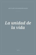 Portada de La unidad de la vida