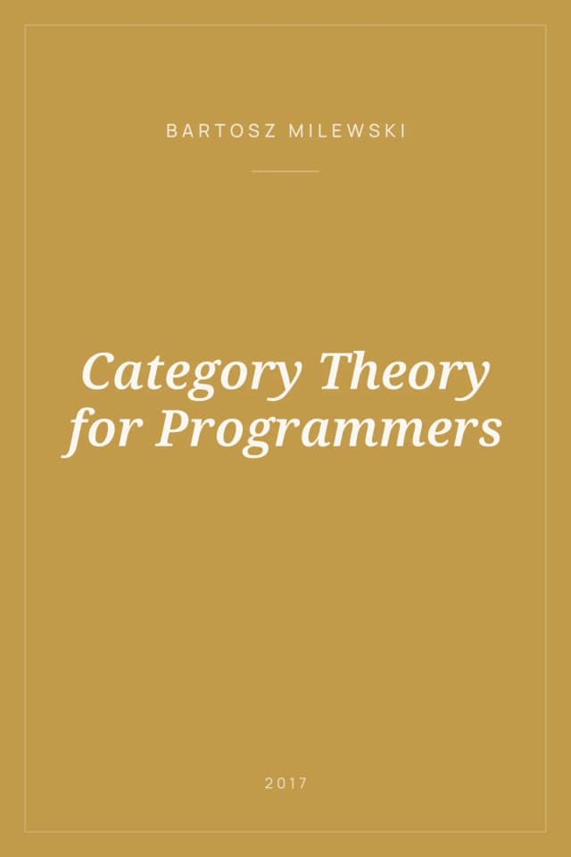 Portada de Category Theory for Programmers