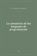 Portada de La semántica de los lenguajes de programación