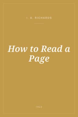 Portada de How to Read a Page