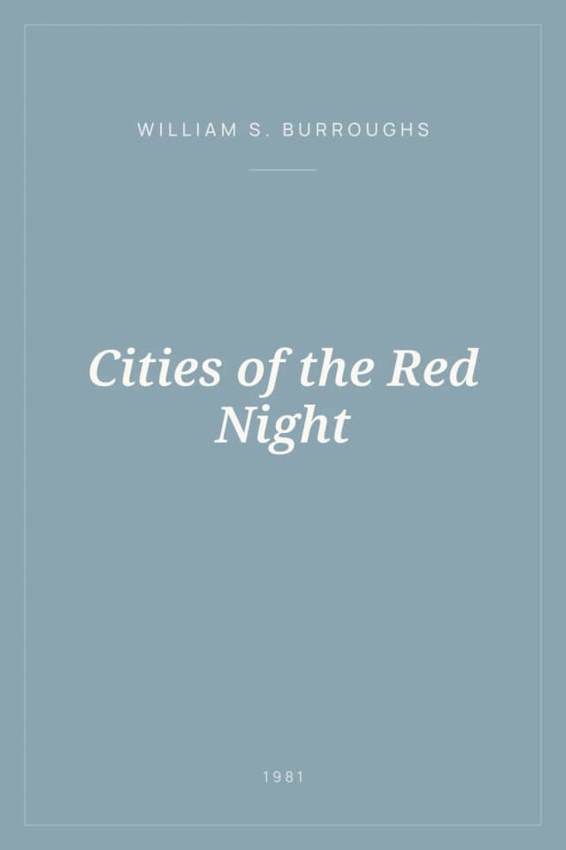 Portada de Cities of the Red Night