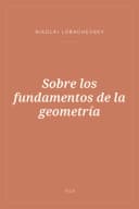 Portada de Sobre los fundamentos de la geometría