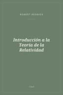 Portada de Introducción a la Teoría de la Relatividad