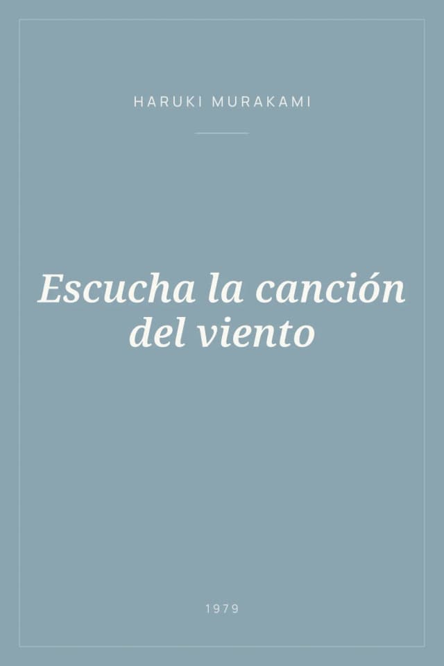 Portada de Escucha la canción del viento