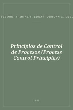 Portada de Principios de Control de Procesos (Process Control Principles)